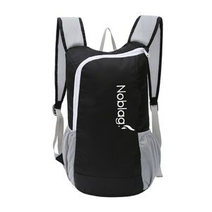 Noblag Waterproof Travel Folding Backpack Black